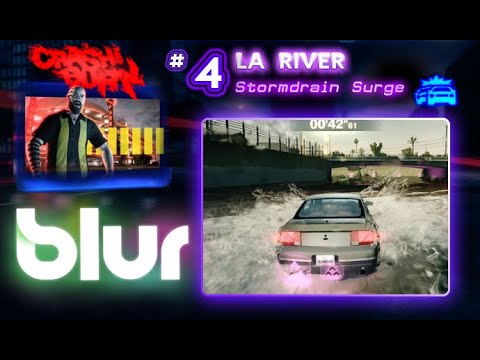 Blur: Crash and Burn #4 - LA River (no commentary) Xbox 360