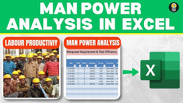 How to Calculate Labor Productivity in Excel | Manpower Analysis in Excel | Civil Brains