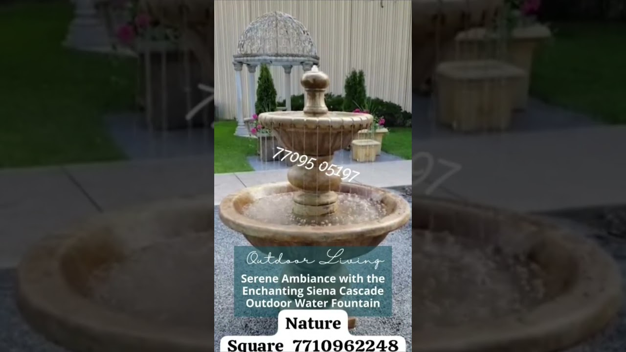 ✅Outdoor stone marble fountain, for garden & backyards,