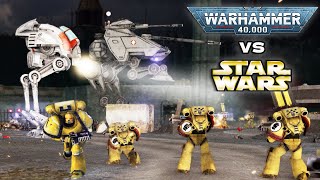 WARHAMMER 40K vs STAR WARS ▶ Space Marines vs Clone Troopers - Men of War: Assault Squad 2