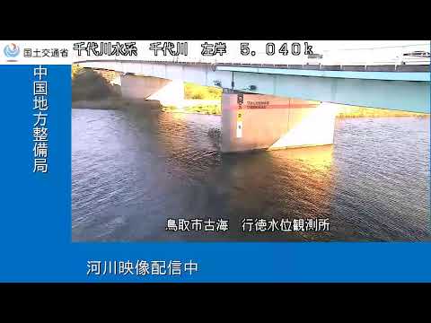 千代川 行徳水位観測所(YouTubeライブ) のライブ映像