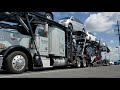 Loading 10 Car Peterbilt with CX-7 Cottrell Trailer