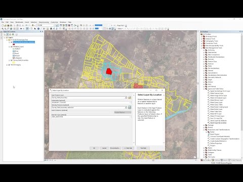 ArcGIS 10.2 - Select Layer By Location