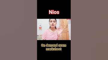 how to get#nios on demand exam marksheet#nioshelp#marksheet