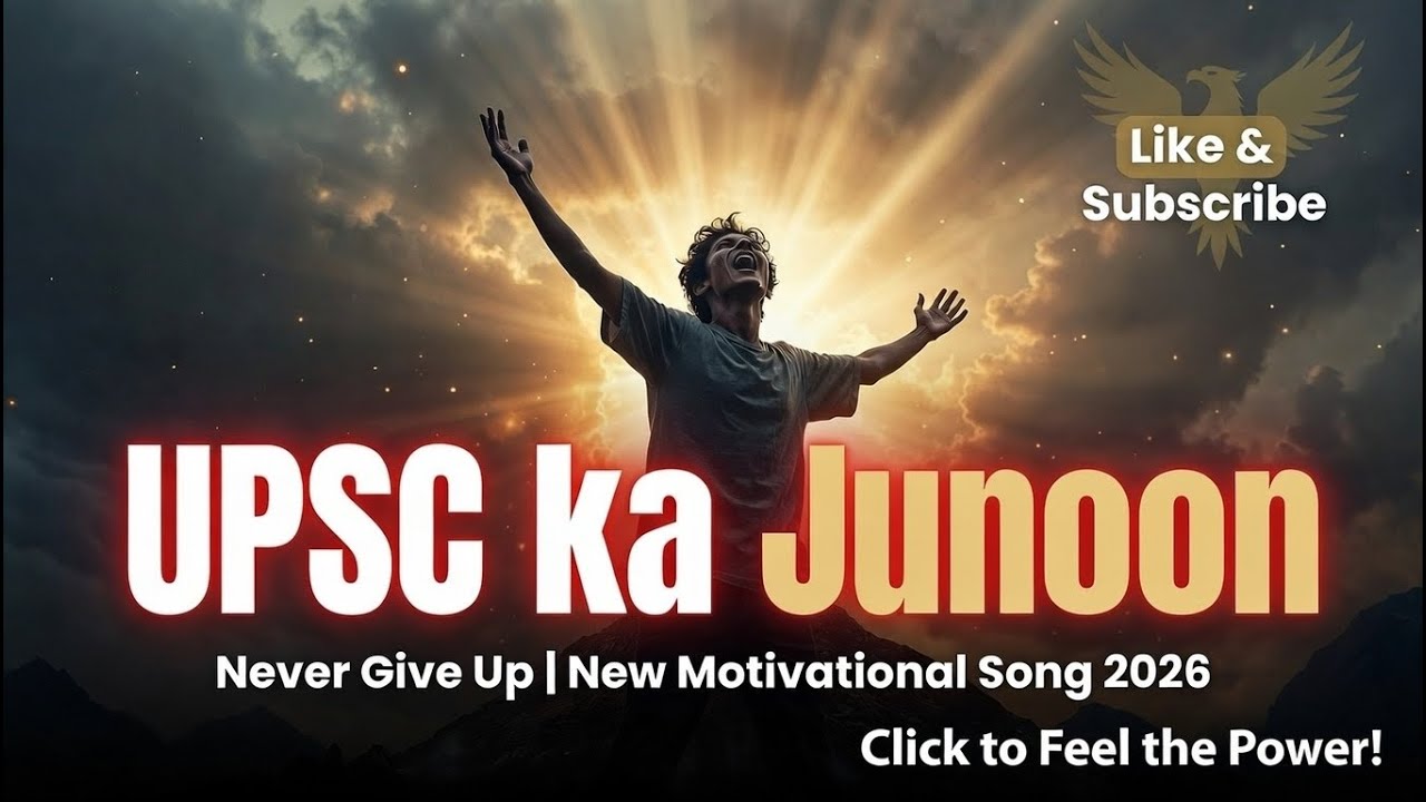 🔥 UPSC Ka Junoon | Powerful Motivational Song 2026 | IAS Dream Anthem 💪