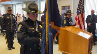 MDOC Honor Guard at Probation Officer Swearing In Ceremony