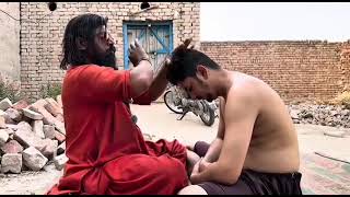 ASMR / RELAXING HEAD AND BACK MASSAGE BY BENGALI BABA ( ASMR AMAZING CRACKS ) #asmr #bengalibaba