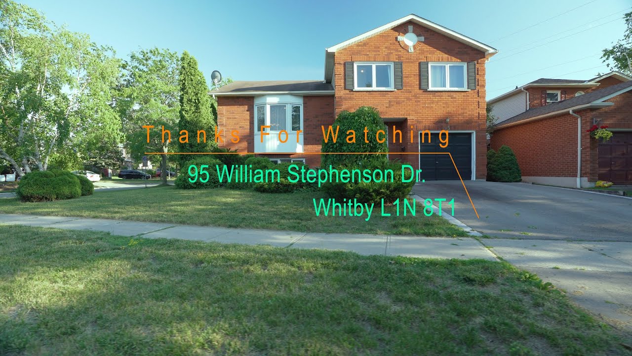95 William Stephenson Dr. Whitby YouTube