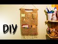 DIY Настенный органайзер - карман из джута // Wall organizer - jute pocket DIY