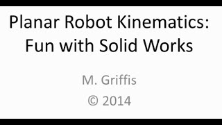 Solidworks 2-Link Robot Motion Study