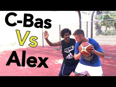 YouTube stars play a heated 1-on-1 basketball game!