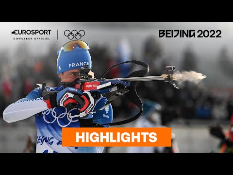 Le sans-faute au tir debout de Fillon Maillet, médaillé d'argent lors du sprint | Biathlon | JO 2022