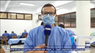 كاميرا TeN تجري جولة داخل خطوط إنتاج الكمامات الوقائية بجامعة أسيوط