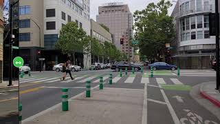 Protected intersection San Jose, CA. Profile