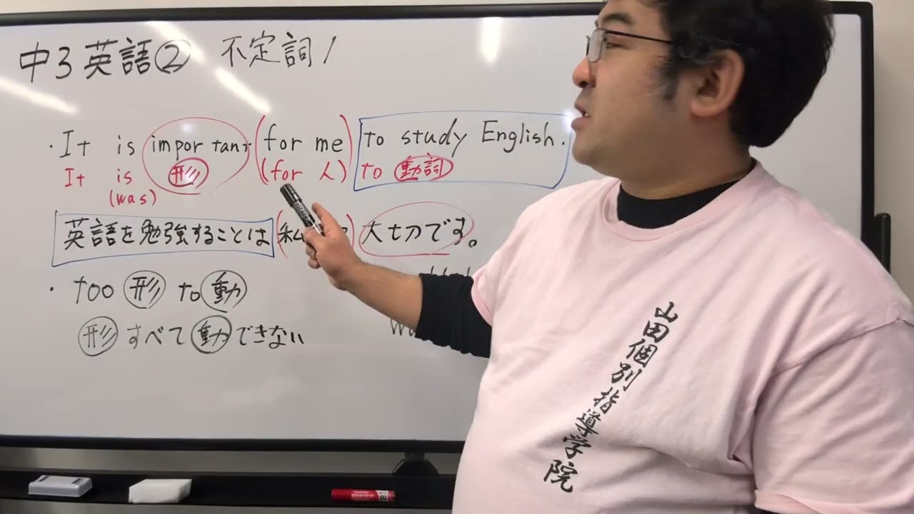 中3英語②　不定詞1