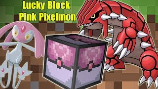 THỬ THÁCH 24H TÌM POKEMON VIP NHẤT TRONG LUCKY BLOCK PIXELMON ** POKEMON HUYỀN THOẠI VIP CỦA NOOB