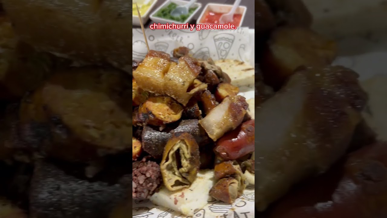 Fritanga o picada colombiana 