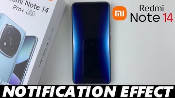 How To Change Notification Effect On Redmi Note 14 / 14 Pro+