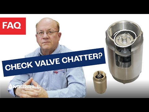 sump pump check valve chattering noise after replacement troubleshooting