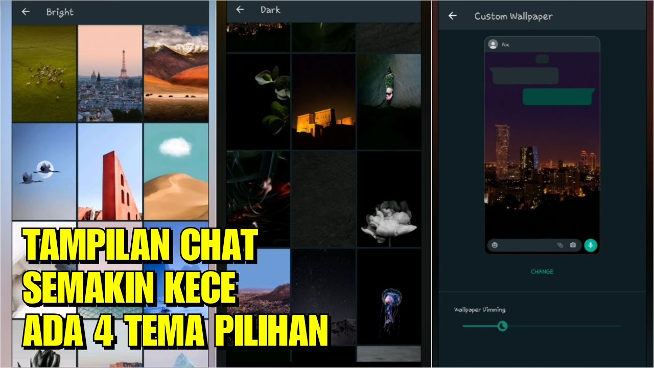 Update Baru WA | Tampilan Chat Semakin Menarik - YouTube