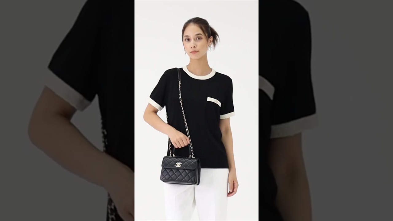 CHANELニットブラウス シャネル ニット セーター Tシャツ カットソー CCマーク ココマーク