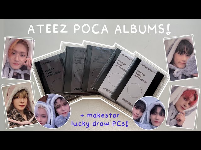 ATEEZ SPIN OFF: FROM THE WITNESS POCA Album (Makestar Lucky Draw