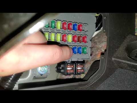 2012 Acura MDX Cigar Lighter Power Outlet Fuse Location