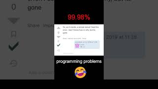Programming memes || 99.99 % of programming problems were solved 🔥