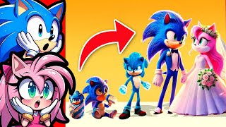 Sonic and Amy BEST Growing Up Evolution!