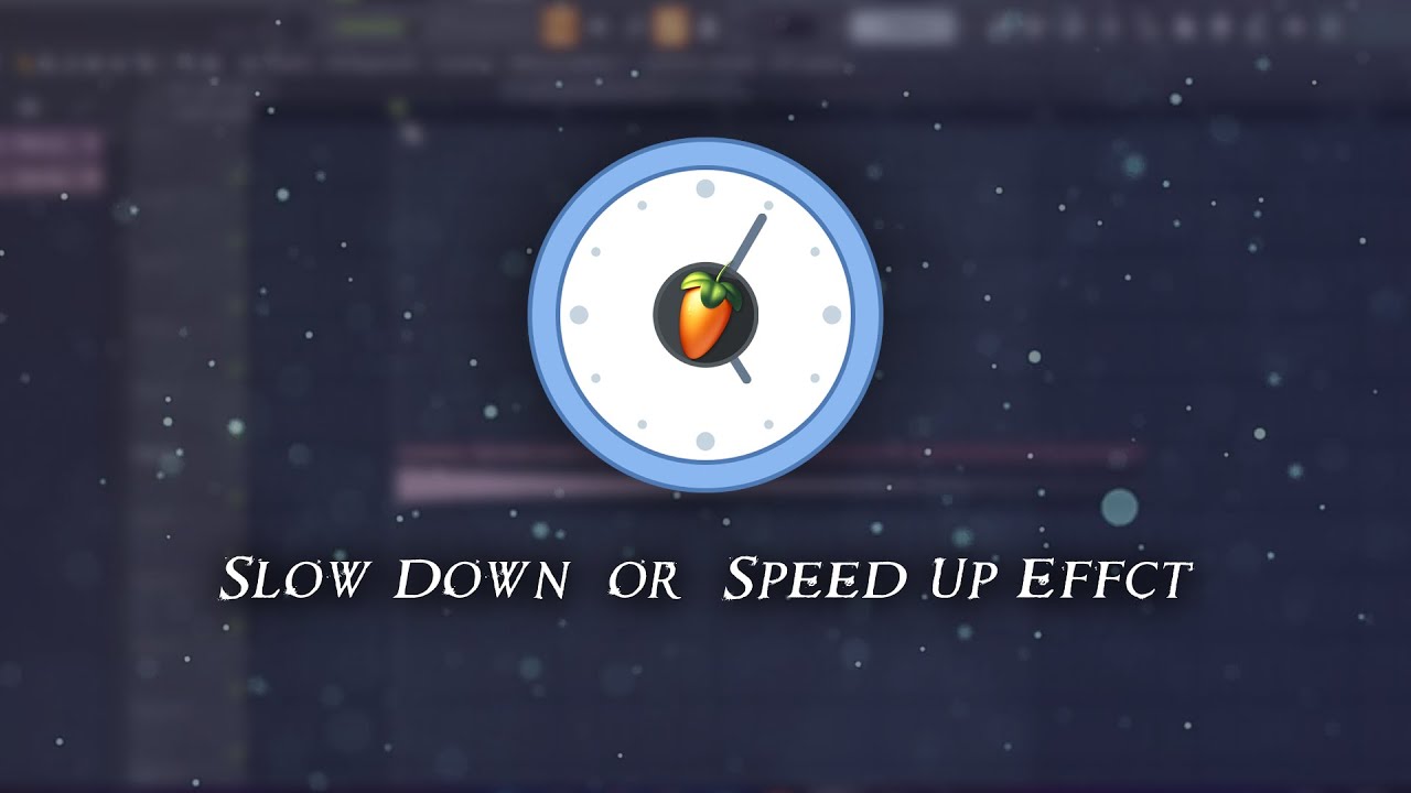 Slow Down / Speed Up effect in FL Studio - YouTube