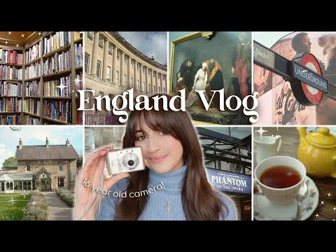 ENGLAND VLOG 🇬🇧 ☀️ London & Bath on a 16 year old camera