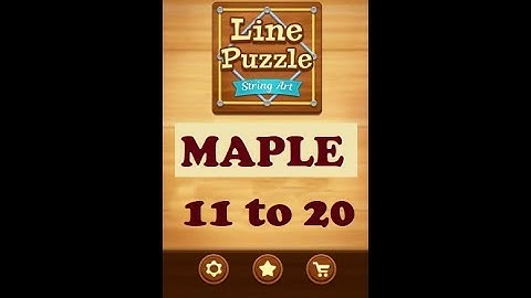 Line Puzzle: String Art Maple Level 11 to 20 Walkthrough | LinePuzzle: String Maple Levels