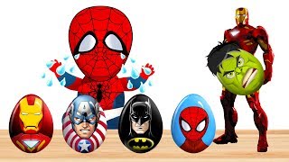 Baby Spiderman Cry & Ironman Nursery Rhymes And Baby Hulk Cry & Masha And The Bear Mcqueen Cars