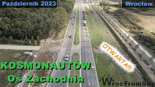 Kosmonautów - Oś Zachodnia - Październik 2023 - Wrocław - Dron