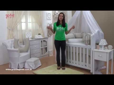 Quarto para Bebê sem Cama Babá Harmonie | Ref: 47450