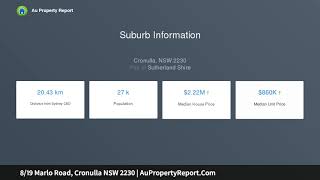 8/19 Marlo Road, Cronulla NSW 2230 | AuPropertyReport.Com