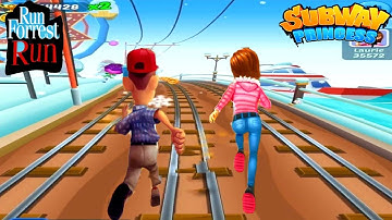 Subway Princess Runner V/S Run Forest Run - Android/iOS Gameplay HD