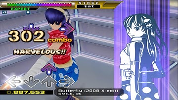 Butterfly (2008 X-Edit) - Smile.dk Expert FC (Dance Dance Revolution: X) HD Gameplay (PS2)