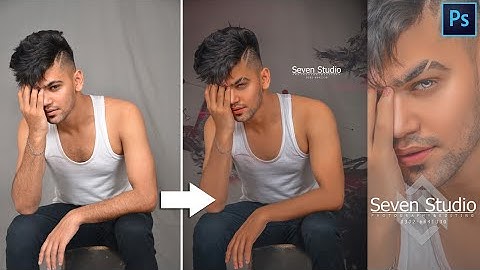 How to best portrait editing in Photoshop | Seven Studio | indoor full picture editing tutorial 2020