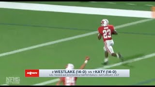 High school football preview: No. 2 Austin Westlake vs. No. 7 Katy in Texas 6A Division 2 semifinals