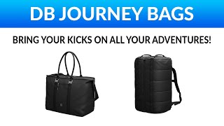 2 bags that are amazing to transport your kicks - DBJourney Aera Tote and Hytta Backpack