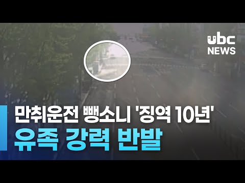 만취운전 뺑소니 '징역 10년'.. 유족 '강력 반발' 20231013