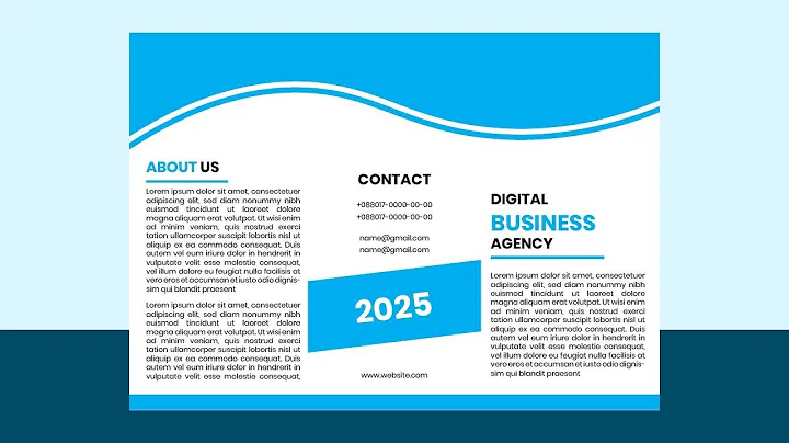 How to set Tri-Fold Brochure Size in Adobe Illustrator | Tri fold Brochure Bangla Tutorial