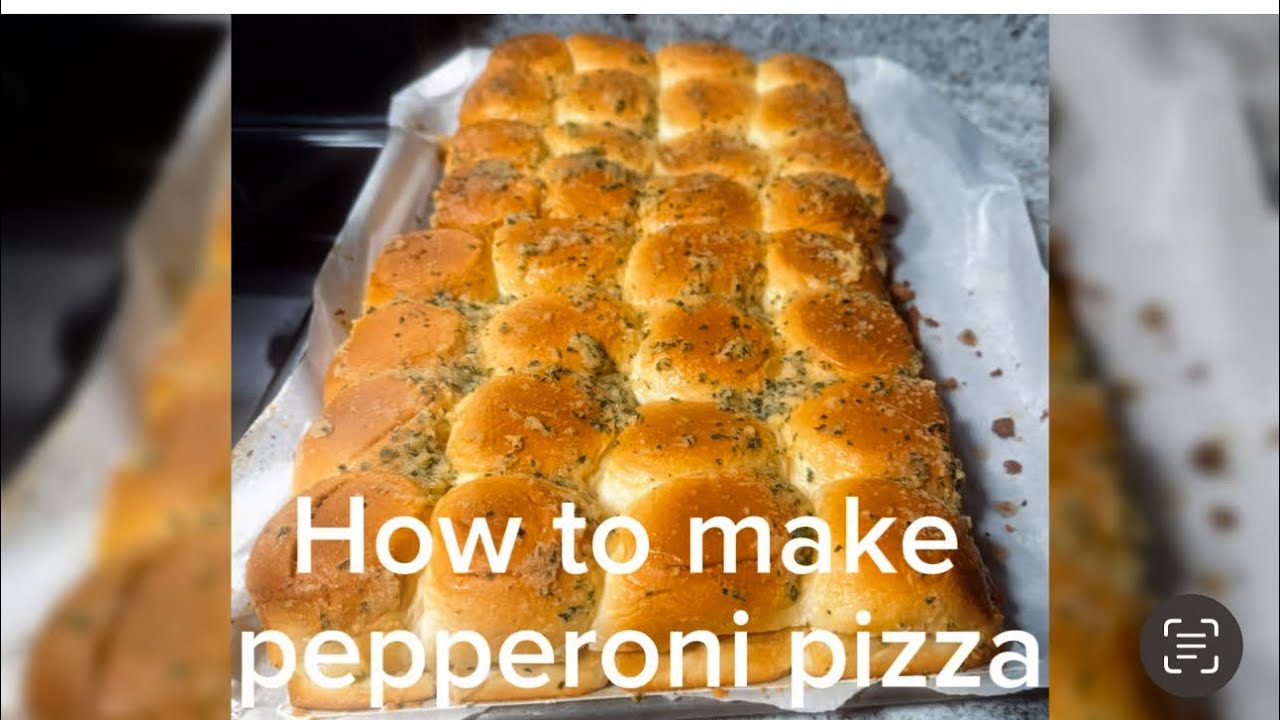 How to make pepperoni pizza 🍕 .