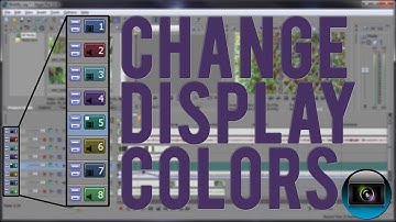 Sony Vegas: Change Display Colors