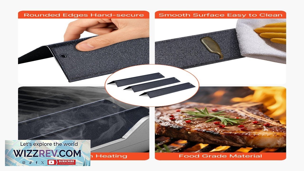 15 in Flavorizer Bars Steel Grill Replacement for Weber Spirit I II Review