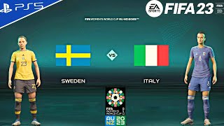 FIFA 23 - Sweden vs Italy - FIFA Women's World Cup 2023 AU-NZ | Group Match | PS5™[4K60]