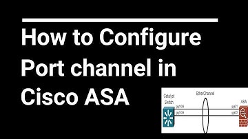 How to configure Port channel in Cisco ASA firewalls?