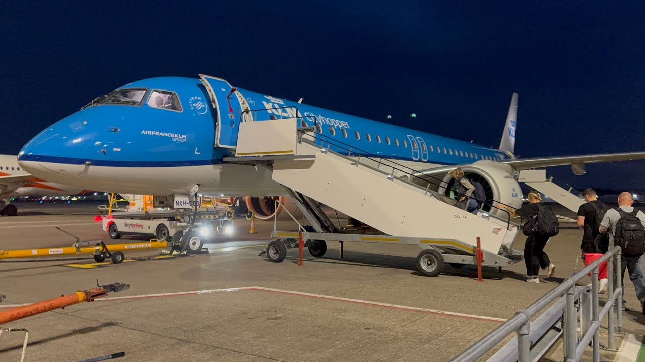 Polderbaan Arrival | KLM Cityhopper | Embraer E195-E2 | PH-NXH | Aberdeen to Amsterdam