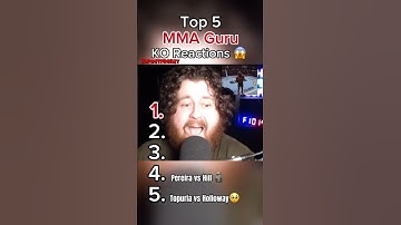 Top 5 HILARIOUS MMA Guru Moments! 😂🔥 Best Reactions You NEED to See